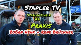 Stapler TV - Staplerschein - Praktischer Teil und Prüfung - mit Björn Henk und Rene Brückner