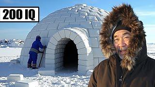 How Inuit Build a Real Inuit Igloo in 2 Hours