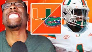 CANES BEAT DOWN FLORIDA GATORS (MIAMI VS Florida Highlights & REACTION)