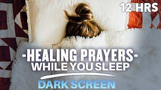 Healing Scriptures Play This While You Sleep | Black Screen At 1 HR | KJV | Female Voice