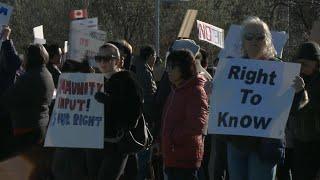 Protests held over Ottawa's plan to house asylum seekers