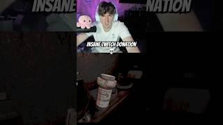 Insane twitch donation 