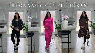 Pregnancy Outfits - Naked Wardrobe & OhPolly & Finesse | Yasmine Hahn