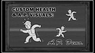 Fallout New Vegas, Custom Health & AP Visuals mod demo - AP FX