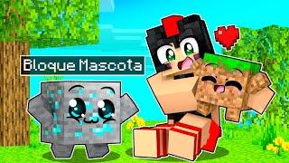 ¡Juego MINECRAFT pero EXISTEN BLOQUES MASCOTA!  INVICTOR ROLEPLAY