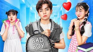 Bad Boy Fell In Love With Barbie At School | Baby Doll And Mike