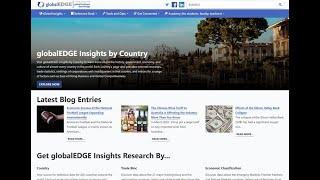 globalEDGE: Your Source for Global Business Knowledge