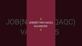 NDT Vacancy (Bahrain)