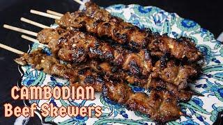 CAMBODIAN BEEF SKEWERS - Step By Step Recipe