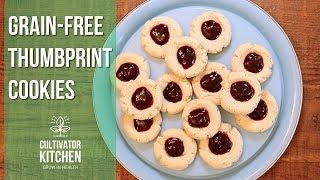 Grain-Free Thumbprint Cookies | Vegan & Gluten-free