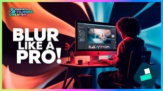 How to Blur Background in Filmora 13 | Step-by-Step Tutorial