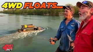 Deep & raging CROC INFESTED RIVER crossing attempt - do we make it? No fuel & water in the Kimberley