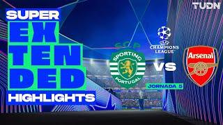 SUPER EXTENDED HIGHLIGHTS | Sporting Club de Portugal vs Arsenal | UEFA Champions League 24/25