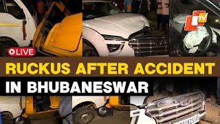 OTV LIVE: Ruckus After Series Accident At Xavier Square In Bhubaneswar