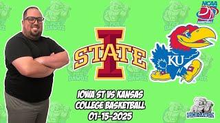 Iowa State vs Kansas 1/15/25 Free College Basketball Picks and Predictions | NCAAB Picks