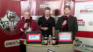 Studio vom 23.04.2024 - Eisbären Regensburg - Kassel Huskies