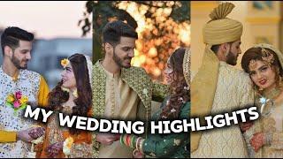 MY WEDDING HIGHLIGHTS| UBTAN+MEHNDI+NIKKAH | Aleena Farooq