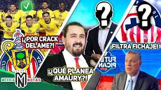 Chivas BUSCA CRACK de Ame| Amaury toma DECISIÓN POLÉMICA con nuevo DT|¿Peláez FILTRA refuerzo CAZ?