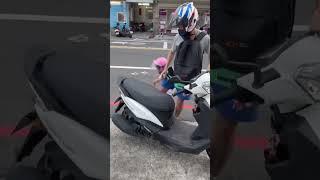 Helping a toddler gets off scooter | Death to Boredom #Shorts