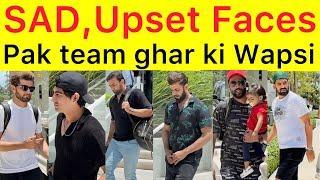 BREAKING  Pakistan team leaving home after worst World Cup performance | players looks sad & upset