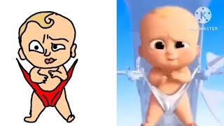 Baby Boss _Funny drawing meme video | fun art meme |