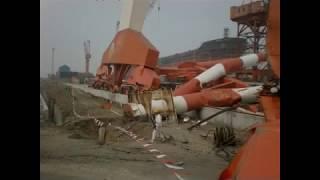 Overhead crane & gantry crash