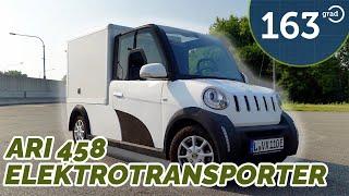 Ein grosses Video über ein kleines Auto - ARI 458 Elektrotransporter im Test von 163 Grad