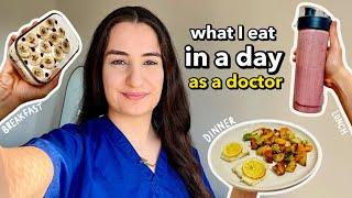 What I Eat in a Day as a UK Doctor (healthy and realistic meals)