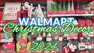 WALMART CHRISTMAS DECOR 2024 SHOP WITH ME