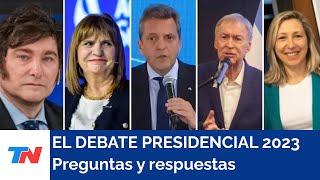 DEBATE DE LOS CANDIDATOS A PRESIDENTE I Ronda de preguntas y respuestas