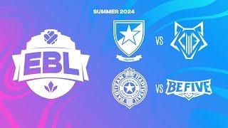 EBL 2024 - Crvena Zvezda vs Cyber Wolves | Partizan vs BeFive - SUMMER