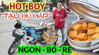 Hot Boy bán Tàu Hủ Hấp muối tiêu chanh rau răm Siêu Ngon ở Miền Tây | Delicious Vietnamese Food