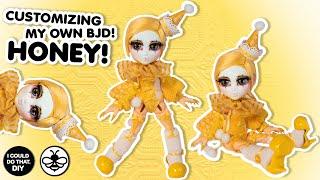  THE HONEY DOLL - YELLOW!!! CUSTOMIZING MY OWN BJD!!