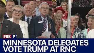 Minnesota's delegates vote Trump at Republican National Convention