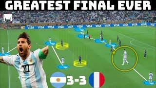 Tactical Analysis : Argentina 3-3 France | Messi and Mbappe Show Why They're The Best |