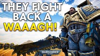 Can Space Marines hold the line against Ork WAAGH!? | UEBS 2 Warhammer 40K