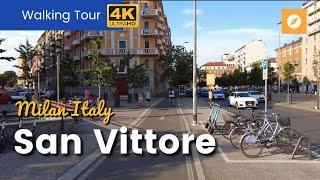 San Vittore-Università Cattolica del Sacro Cuore Milan Italy | Video Walks 4K