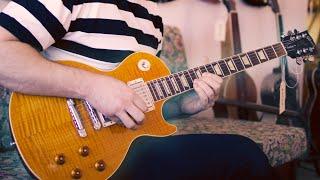 Stunning Flame Maple Gibson Les Paul Standard in Translucent Amber