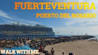 PUERTO DEL ROSARIO ~ FUERTEVENTURA ~ POV Promenade Walk #puertodelrosario #fuerteventura #harbour