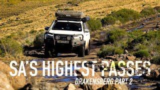 Conquering the "High 5" Mountain Passes en route to Garden Castle!  | Drakensberg pt.2