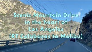 Scenic Mountain Drive in the heart of Los Angeles | Round-trip from Calabasas to Malibu | California