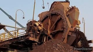 BUCKET WHEEL RECLAIMER - IRON ORE MINING