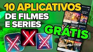 TOP 10 APLICATIVOS PARA ASSISTIR FILMES E SÉRIES DE GRAÇA EM PORTUGUES.