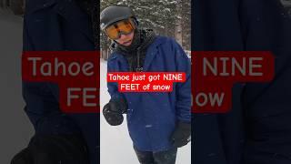 Tahoe just got NINE FEET of snow! Use this tip to ensure you slide right through its DMs #shorts