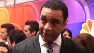 The Blacklist: Harry Lennix & Hisham Tawfiq 2015 NBC Upfronts Red Carpet Interviews | ScreenSlam