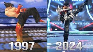 Evolution of Jin's Left Axe Kick (Tekken 3~8)