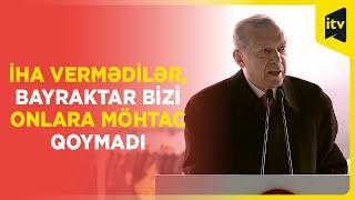 Ərdoğan: Zamanında İHA istədik vermədilər, indi İHA var, SİHA var, KızılElma hazırdır