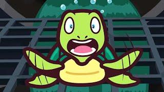 The Little Turtle | Talking Tom Heroes - Cartoon For Kids | Kids Shows Club