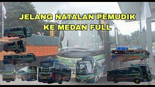 GILA BENER ALS BERANGKATKAN 25 UNIT MENUJU MEDAN || PEMUDIK MEDAN SEDANG RAME MENJELANG NATAL