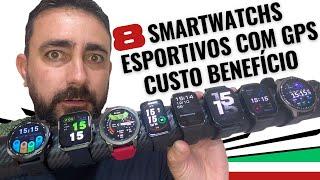 MELHORES SMARTWATCHS ESPORTIVOS COM GPS INTEGRADO CUSTO BENEFÍCIO DE 2024. TEM PRA TODOS OS BOLSOS!